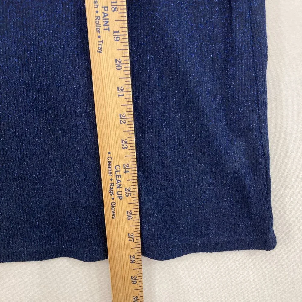 J. Crew 365 size 3X Navy Stretch Sparkling Short‎ Sleeve Tee Comfy Casual